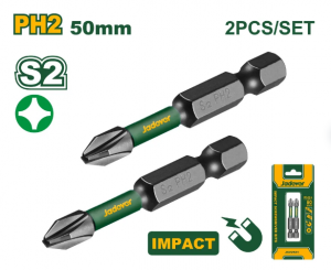 Набор бит (PH2*50мм)  2шт ударных JADEVER JDSV2K61/400