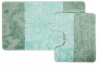  Набор ковриков д/ванной  BOMBINI SILVER 60*100/50*60 (2шт) Мятно-зеленый/SLV202002