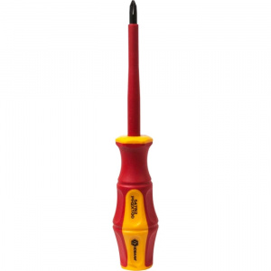 ОТВЕРТКА крестовая PH2 100мм диэлекрич. двухкомпонентная ручка CR-V/Кобальт