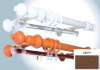 Карниз круглый 3,0м орех мет/пласт КАНТРИ (сост)/2шт