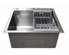 Мойка нерж.SUS-304 KNOIS 50х50х22см сатин матовый (сифон,колландер) /3/1шт