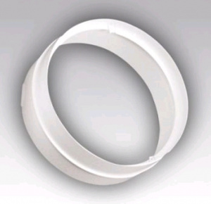 Соединитель круглый D125мм пласт (12шт)