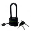 Замок навесной 60 всепогодный BC-IG1-55L длин.дуж.d-9мм. чугун, черный, (58мм) блистер/Trodos