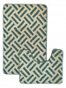  Набор ковриков  д/ванной AQUADOMER Фиеста 50*80/50*40 (2шт) Green F003 (зеленый) 1/50