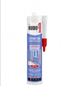 Герметик силиконовый Универсальный Бесцветный 280мл KUDO (-18С) (20шт)