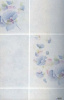  Пленка самокл.45см/8м Кафель голубой с цветами 8026/20