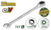 Ключ комбинированный трещоточный 22мм JADEVER JDSA5122/60