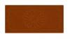  Коврик придверный ворсовый 57*95 Flower на ПВХ подложке size: L МОЛОЧНЫЙ ШОКОЛАД