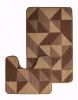  Набор ковриков д/ванной BOMBINI CROOSLOOP 50*80/50*40см (2шт)) LLP202259 Brown 1/25