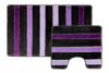  Набор ковриков д/ванной  BOMBINI SILVER 60*100/50*60 (2шт) Фиолетовый/SLV02
