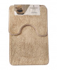  Набор ковриков д/ванной  AQUADOMER Teddy Тедди 50*80/50*40 Light beige/M10
