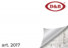  Пленка самокл.45см/8м Белая 2017 D&B/24