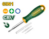 Отвертка со сменными насадками 6 в 1 JADEVER JDSS5506
