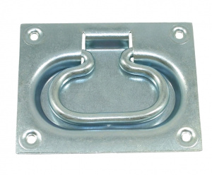 Ручка откидная 100*80 цинк (скрытая) /Кунгур (50шт)	