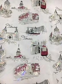  Клеенка силиконовая 0,6м*20м прозрачная (термостойкая) /T4386