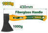 Топор 1000г с фиберглассовой ручкой JADEVER JDHM6310/12