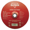 ДИСК шлифовальный торцевой 230*22*6мм по металлу ELITECH (5шт)