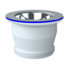 Выпуск прикруч. 1 1/2" 40  с уплот.кольцом (E33) ЮНИКОРН (100шт)