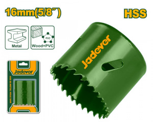 Коронка биметаллическая по металлу 16мм HSS JADEVER JDKJ1416/50