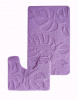  Набор ковриков д/ванной BOMBINI CROOSLOOP Крослуп 50*80/50*40см (2шт) LLP202250 Violet  1/25
