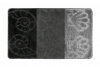  Набор ковриков д/ванной  BOMBINI SILVER Серебро 50*80/50*40 (2шт) Черный/SLV201815