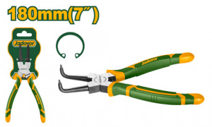 Съемник стопорных колец 180мм внутренний изогнутый JADEVER JDPL9974/60