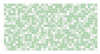 Панель стеновая ПВХ Мозаика зеленая 0,3мм (0,480*0,955мм) (10шт)