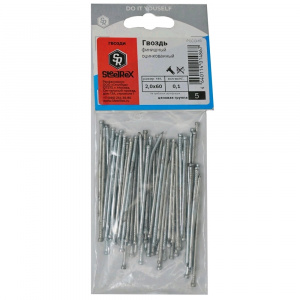 Гвоздь ФИНИШНЫЙ ЦИНК 2,0 х 60 /100гр.SteelRex