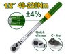 Ключ динамометрический 1/2",425мм, 40-220Нм  JDWQ7D21 JADEVER