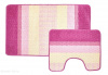  Набор ковриков д/ванной  BOMBINI STAR 55*90 (2шт) Розовый