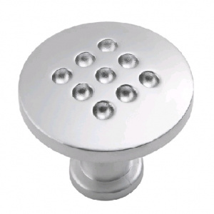Ручка-кнопка  ZY-59 (серебро) (80шт) Trodos