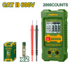 Мультиметр цифровой 0,2- 600В,20МОм,2шт R03(AAA) True RMS JADEVER JDDM1501/40