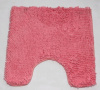  Коврик д/ванной с ВЫРЕЗОМ Макароны 50*50см Коралловый