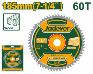 Диск пильный по дереву 185*20мм 60 зубов JADEVER JDTC1K03