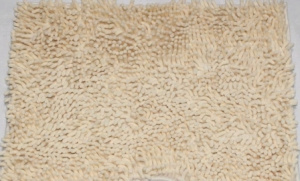  Коврик д/ванной Макароны 60*100см Молочный/Горчичный