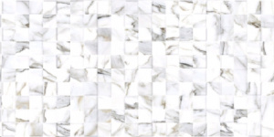 ъПанель стеновая ПВХ Белый мрамор микс 0,4мм (0,480*0,960мм)/КР (10шт)