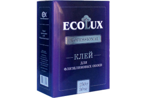 Клей обойный флизелин 250г (30-50м2) ECOLUX professional/20