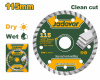 Диск алмазный турбо 115*22,2*7,5мм сухой/мокрый рез JADEVER JDDC3K02/100