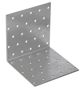 Уголок крепежный равносторонний KUR-50х50х80х2,0мм (50шт)