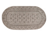  Коврик циновка на резине 0,6*1,1 овал/sz4601/a2о/32/1