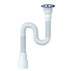 Сифон ЮНИКОРН гофрированный прикруч.выпуск 1 1/4"*40/50  1500мм (MD242) (70шт)