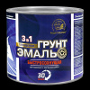 коричневая  1,9 кг Грунт-эмаль БЫСТРОСОХНУЩАЯ /Радуга/6