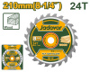 Диск пильный по дереву 210*30мм 24 зуба JADEVER JDTC1K14