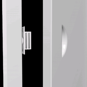 Люк-дверца ревизионный  СТАЛЬ 400*400мм (460*460мм с фланцем 400*400мм) с полимерным покрытием