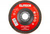Круг лепестковый торцевой 125х22,2мм  P 40/ELITECH (5шт)
