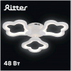 Люстра светодиодная диммируемая  48Вт СARINO белая 2700-6400К,435х410х67мм,24м2,REV Ritter