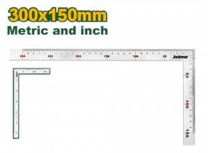 Угольник 30*15см столярный металл JADEVER JDSR4330/100