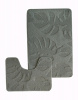  Набор ковриков д/ванной BOMBINI CROOSLOOP 60*100/50*60см (2шт) LLP202250 Grey  1/25