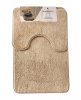  Коврик д/ванной AQUADOMER Teddy Тедди (1шт) 60*100 см Light beige (Светло-бежевый) 1/50