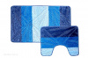  Набор ковриков д/ванной  BOMBINI SILVER 50*80/50*40 (2шт) Голубой/SLV202007
